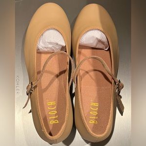 Bloch Womens Tap Shoes Tan Leather 9 M